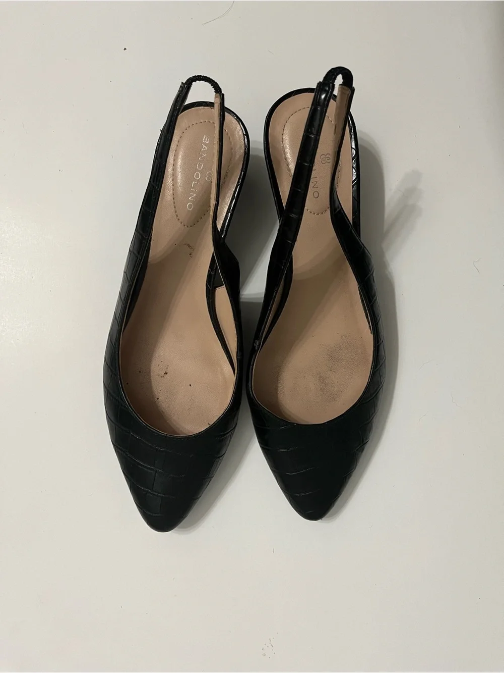 Wedges black size 8